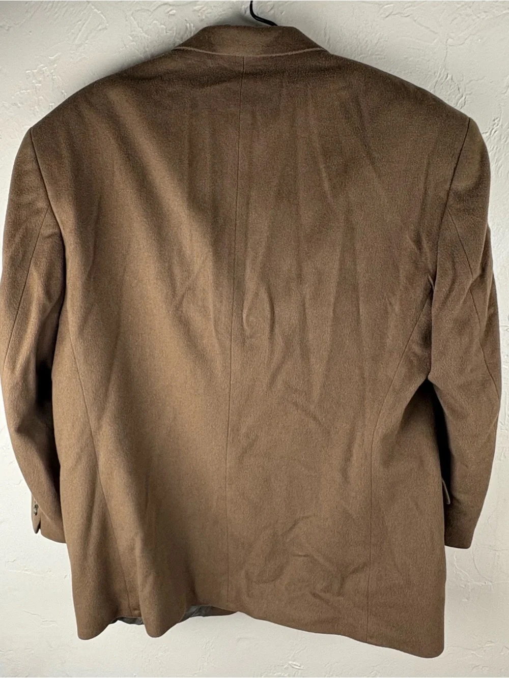 Ralph Lauren Brown Tan 100% Cashmere Sport Coat Blazer Jacket Mens size 46R